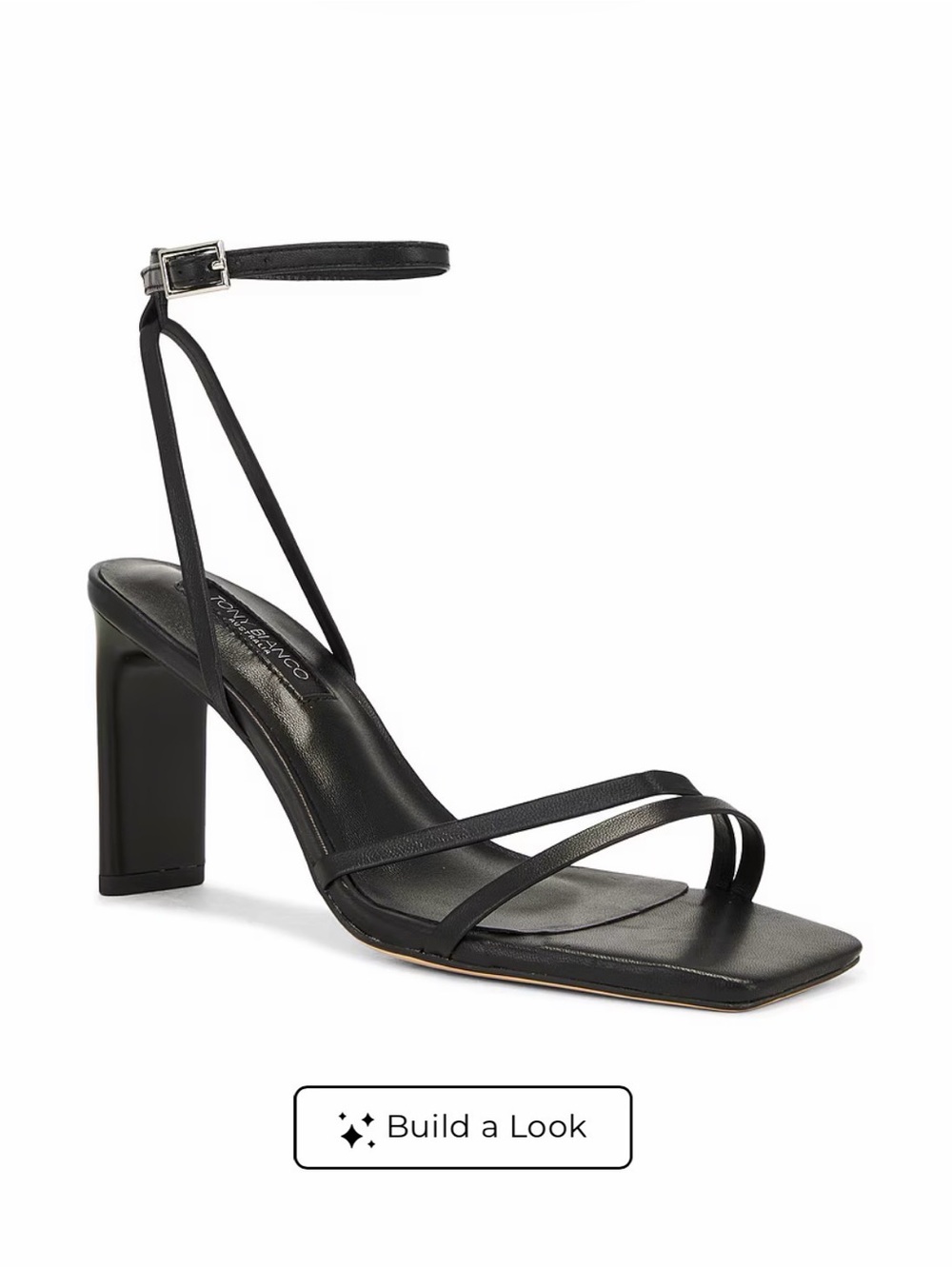 Tony Bianco Corso Sandals in Black Napa